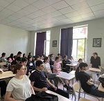 ივანე ბერიტაშვილის ახალგაზრდა მეცნიერთა კლუბის წარმომადგენელთა შეხვედრა თბილისის 41-ე საჯარო სკოლის მოსწავლეებთან და მასწავლებლებთან